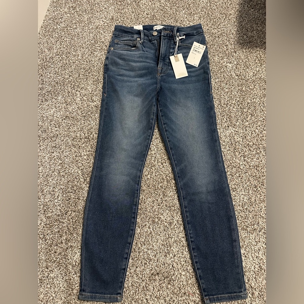 Good American Dark Blue Skinny Jeans